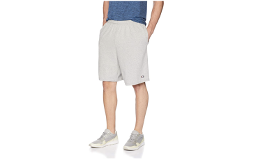 Champion Men's Jersey Short With Pockets - Oxford Grey